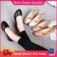 BCQ Flat Shoes Women Kasut Perempuan Formal Shoes Women Kasut Kulit Perempuan