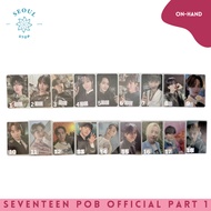 INDEMAND 1 - SEVENTEEN OFFICIAL POB LUCKY DRAW JAPAN CARAT PC SVT JEONGHAN DK TUPA THE8 HOSHI WONWOO
