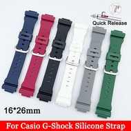 Silicone Watch Strap for Casio G-SHOCK DW6900 DW5600 GA110 GD120 G5600 5700 Quick Release Watch Band