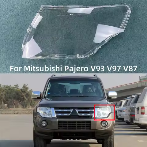 For Mitsubishi Pajero V93 V97 V87 Vehicle Accessories Glass Headlight Replace The Original Lampshade