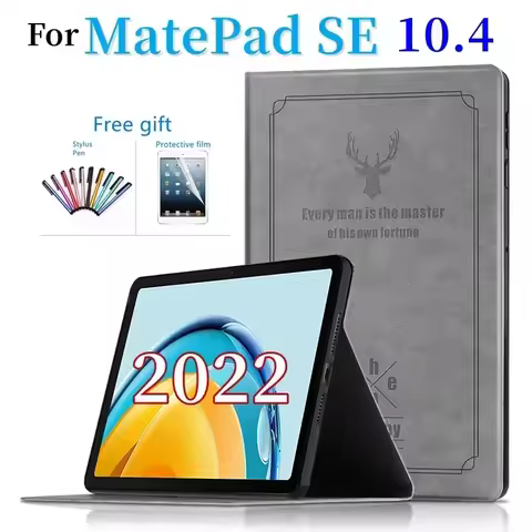 Case For Huawei MatePad SE 10.4" 2022 PU Leather Smart Stand Cover for matepad SE AGS5-L09 W09 10.4"