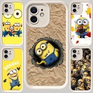 M-94 Minion White Casing for iphone 11 X XR 12 Mini 15 XS Pro Max