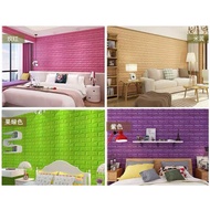WALL STICKER 3D PE FORM.Wallpaper Dinding Peel and Stick for TV Walls Sofa Background Wall
