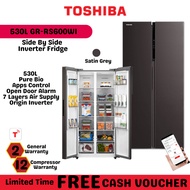 TOSHIBA 623L/620L/530L Side By Side Fridge Refrigerator Auto Ice Maker