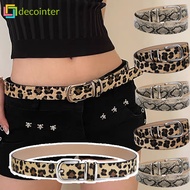 Y2K Spicy Leopard Print Belt - Vintage and Versatile Leather Girdle - Ins Punk Style Waist Band for 