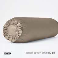 Vỏ gối ôm Lụa Tencel Cotton Sen Đá Home Bedding 70x100 35x100 cao cấp trơn màu bao áo gối ôm có dây 