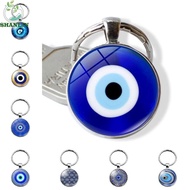 SHANLIN Blue Evil Eye Pendant, Lucky Trendy Evil Eye Keyring, Car Pendants Fashion Blue Evil Eye Car