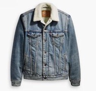 【毛毛領S-XXL號】美國LEVIS Sherpa Trucker Jacket 復古藍 丹寧 牛仔外套保暖絨裡夾克優惠