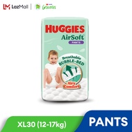 HUGGIES AirSoft Pants Diapers XL30 (1 pack) Breathable and soft diapers for baby