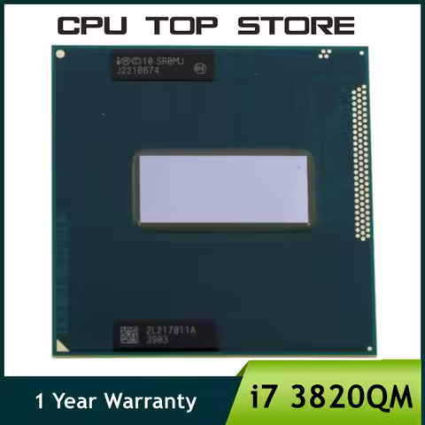 Intel Core i7 3820QM SR0MJ 2.7GHz Quad-Core Eight-Thread Laptop CPU notebook Processor 45W Socket G2