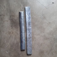 Timah Keping. Half Round Lead and Flat Plate Lead.