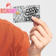 [risingmpS] 4pcs Credit Card Stickers For Credit Card Skin Debit Card Sticker Personalized Bank Card