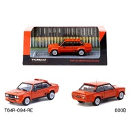 T64R-094-RE-FIAT 131 ABARTH RALLY STRADALE RED DIECAST SCALE MODEL CAR