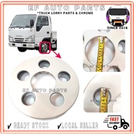 LORRY FRONT RIM COVER IRON 5 HOLE YRE RIM TYRE NUTPENUTUP LORI COVER TAYAR 5 LUBANG CHROME WHEEL COVER ISUZU HICOM FUSO