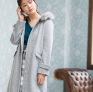 （全新專櫃）日本vis專櫃 100%羊毛3way大衣外套/L