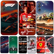 For Samsung Galaxy A17 4G 5G F17 M17 Case Silicon Cover tpu case F1 team Ayrton Senna Lewis Mclaren