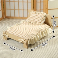 Wooden Cat Bed Cat Bed Pet Bed Cat Cat Bed Dog Bed Removable Washable Dirt-Resistant Wear-Resistant 