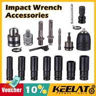 Keelat Impact Wrench Adapter Charger Battery Impact Drill Chuck Adaptor Impact Wrench Socket Drill C