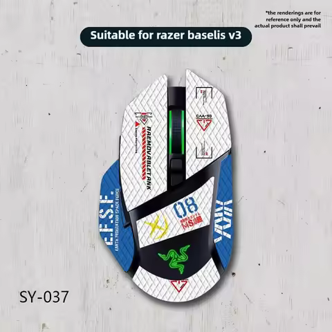 Mouse Anti Slip Sticker for Razer Basilisk V3/V3 PRO/X Speed Edition Sweat Absorbing Anti Slip Stick