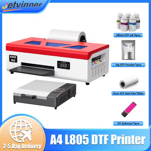 A4 DTF Printer For Epson L805 DTF Printer Directly to Film Transfer Printer tshirt Printing Machine