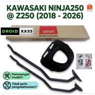 Monorack & GIVI top rack for Kawasaki Ninja 250 @ Z250 (2018 - 2026)