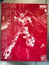 高達模型 MG Gundam Rx-0 Full armor unicorn Gundam (red color ver) full psycho-frame prototype mobile sui