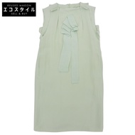 Lanvin Collection 荷葉邊無袖連身裙，薄荷綠，40碼，2610302