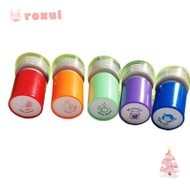 ROXUL 5Pcs Spanish Seal, Cute Animals Set Award Teacher Seal Stamp, Portable Encourage Students Prai