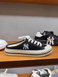 MLB 紐約洋基隊 帆布穆勒鞋 半拖鞋