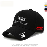 Cadillac Cap Formula F1 Motorcycle Zhouguanyu No. 24 Perez Potas Sports Baseball Cap