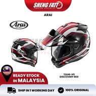 ARAI Tour-X5 Discovery Red Helmet Motor Full Face Original Arai SIRIM Adventure Helmet Off Road Helmet Motorcycle