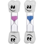 Smile Tooth 2 Minute Sand Timer Assorted Colors (2 Pack) O7LN