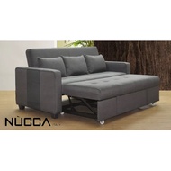 Nucca MS18 Adjustable Sofa Bed[Free 3 Pcs Long Pillow][Can Choose Casa Leather or Water Resistance Fabric][West MS]