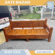 Daybed Kayu Jati SoFa Bed Jati Teak Wood Daybed