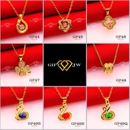 - Gp44 Korean Gold Chain/ Plated Gold Chain/45cm Gold Neck Chain/Gold Necklace/Gold Necklace