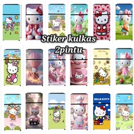 HELLO KITTY 2-DOOR FRIDGE STICKER HELLO KITTY FRIDGE STICKER/