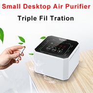 Negative Ion Generator Air Purifier For Home With True HEPA Filter Desktop Mini Air Ionizer Compact