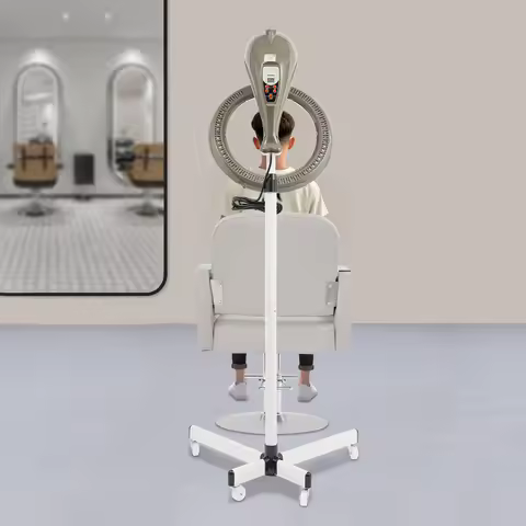 110V Stand Hair Dryer 950W, Infrared Hair Processing Machine with LCD Display Timer 0-60Min, Salon H