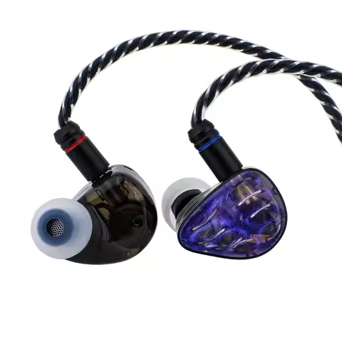 Pre-order QKZ x HBB Hades 2DD In-Ear Monitor HiFi Earphone Wired Earbuds with Detachable Cable
