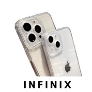 CLEAR SOFTCASE FULL COVER/CLEAR CASE TRANSPARENT CASING hp CAMERA PROTECTOR INFINIX HOT 8 HOT 9 HOT 