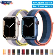 Nylon Loop Watch Band for i-Watch 38mm 40mm 41mm 42mm 44mm 45mm Series 1-7 Bracelet Strap