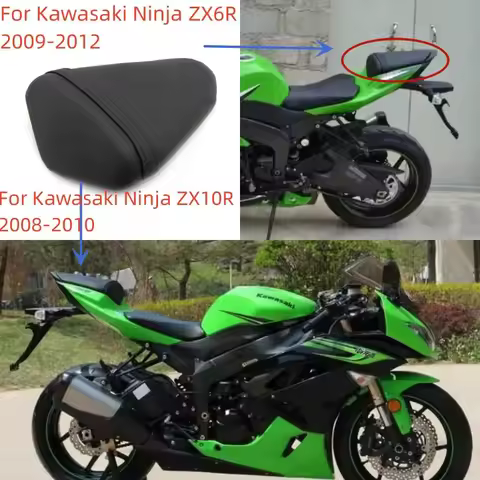 For Kawasaki Ninja ZX-6R 09 10 11 12 ZX 10R 2008-2010 Motorcycle Accessories Passenger Rear Pillion 