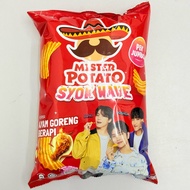 【130g】1pcs Mister Potato Syok Wave Chips Pek Jumbo Perisa Ayam Goreng Berapi Halal