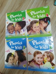 Pearson New Phonics for Kids 3、4、5、6冊