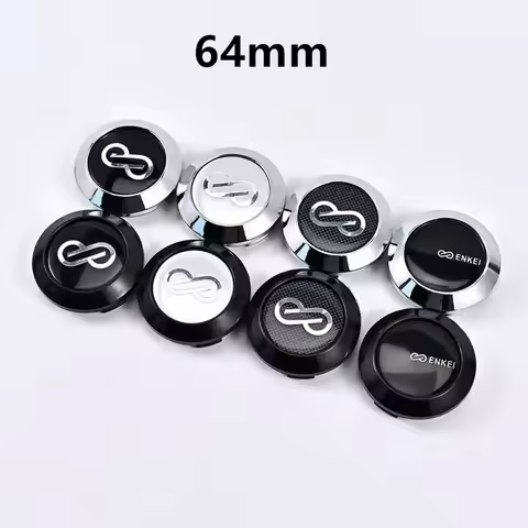 ENKEI Emblem Logo 64mm 4pcs ( Fit 45mm Stickers ) Car Wheel Center Caps Styling Accessories For ENKE
