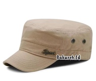 TOPI POLOS KOMANDO KANVAS | TOPI TENTARA TOPI MILITER POLOS