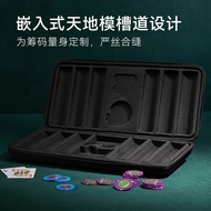Texas Poker Chips Storage Case EVA 300/500 Chips lightweight portable chip box