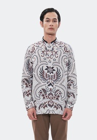 MANZONE kemeja  koko batik  lengan panjang RULUNGGA