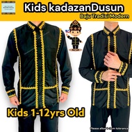 Kids baju(VIP NEW LONGSLEEVE) Tradisi Modern Kadazan Dusun Sabah Baju Kaamatan kemeja kadazandusun