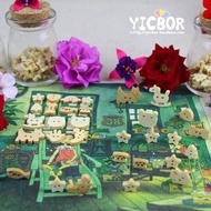 28 Styles Solid Wood Buttons Log Color Wooden Buttons Children Buttons Wooden Cute Shape Buttons But